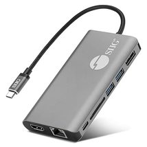 Siig USB-C Mst Video With Hub, Lan And Pd 3.0 Docking, USB-C Multiport Adapter, - £106.84 GBP