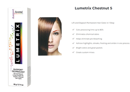 AVENA Lumetrix Duoport Permanent Hair, Chestnut 5 image 2