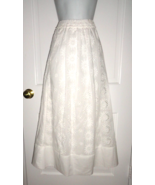 ZARA MIDI WHITE EYELET SKIRT XS - $61.70 CAD
