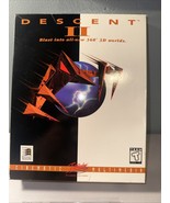 Descent II 2 PC Game (1998, Interplay) Windows Big Box Set - $54.58 CAD