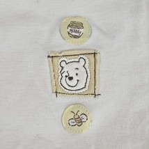 Disney Baby Winnie the Pooh Baby Blanket Cotton Ivory Cream Bear Hunny Pot Bee - £31.64 GBP