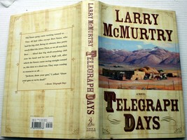 Larry McMurtry 2006 hcdj 1st Prt TELEGRAPH DAYS sheriff deputy Bill Cody Earp - £10.26 GBP