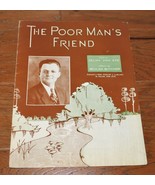 RARE!! The Poor Man&#39;s Friend Sheet Music 1931 Dudley J. LeBlanc AMAZING!! - £22.17 GBP