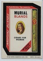 Murial Blands Cigars 1974 Wacky Packages Series 7 spoof of Muriel Blends - $4.99