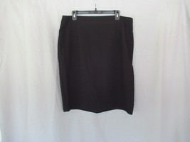 Worthington skirt pencil straight Size 18 black lined  knee length EUC - £11.16 GBP