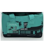 TRADER JOE&#39;S MINI INSULATED TOTE BAG TEAL BLUE 2024 PALM TREE NEW 1.5 Gal - £15.88 GBP