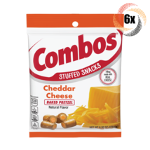 6x Bags Combos Cheddar Cheese Flavor Baked Pretzel Stuffed Snacks | 6.3oz - £24.28 GBP