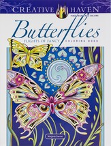 Dover Publications-Creative Haven: Butterflies Fli - £14.25 GBP