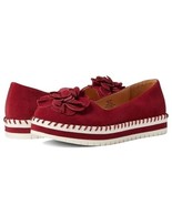 FIVE TRIBE Women&#39;s Joyful Bloodstone Suede Comfort Leather Shoes Size 7 - $27.14 CAD
