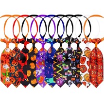 60pcs Small Dog Cat Neckties Halloween Skull Bowties/Ties For Dogs Pets Hallowee - £56.69 GBP