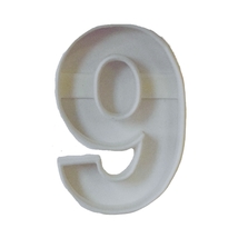 6x Number Nine 9 Fondant Cutter Cupcake Topper 1.75 IN USA FD108-9 - £5.58 GBP