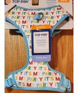 Top Paw Adjustable Fashion Comfort Dog Harness Med. Canine Pet &quot;It&#39;s A P... - $13.49 CAD