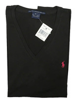 NEW Polo Ralph Lauren Polo Player T Shirt!  Womens  V Neck  Navy Black  ... - £23.08 GBP