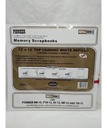 Pioneer Memory Scrapbooks 12&quot; X 12&quot; Top Loading White Refills RMW-5  - $16.28 CAD