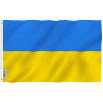 Anley Fly Breeze 3x5 Foot Ukraine Flag - Ukrainian National Flags Polyester - £5.56 GBP