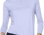 NWT Ladies BELYN KEY Ice Blue BK Mock Long Sleeve Golf Shirt XS S M &amp; L - $49.99