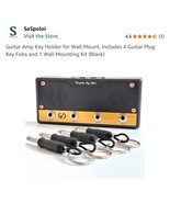 Guitar Amp Key Holder For Wall Mount - Includes 4 Guitar Plug Key Fobs - $516.71 MXN