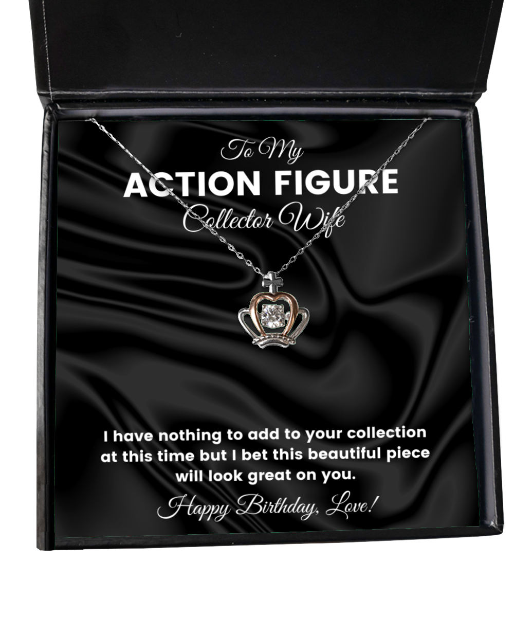 Action Figure Collector Wife Necklace Birthday Gifts - Crown Pendant Jewelry