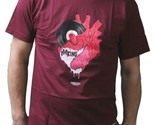 IM KING Mens Burgundy Records Music To My Heart Regular T-Shirt USA Made... - £11.74 GBP