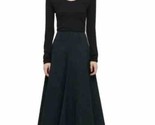 UNIQLO U Cotton Twill Cotton Flared Midi Skirt Black Size 2 / Small 445002 - $21.78