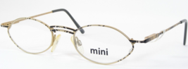 Vintage Rare Art-Design Mini 725 F429 Gold /Black Unique Eyeglasses 50-20-137mm - £62.13 GBP