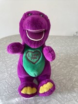 Vtg Singing Barney Purple Dinosaur Plush Sings I Love You. 10 inch 90s. ... - £17.41 GBP