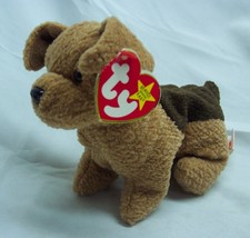 Ty Beanie Baby Tuffy The Brown Puppy Dog 6&quot; Plush Stuffed Animal Toy New - $14.85