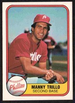 Philadelphia Phillies Manny Trillo 1981 Fleer Baseball Card #3 nr mt - $0.50