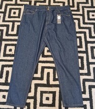 Boohoo Mum Dark  Blue Jeans High Waisted  Size 22 Uk Plus  Express Shipping - £18.25 GBP