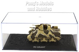 M3 Grant Medium Tank &amp; Display Case - US ARMY - 1/72 Scale Model - $39.59