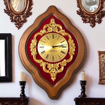 Seth Thomas Vintage Decorative Wall Clock &quot;Baroque&quot; E313-001 Mid-Century Modern - £29.98 GBP