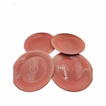 Homer Laughlin Fiestaware Rose 10.5 Inch Dinner Plates Set of Four - $35.41