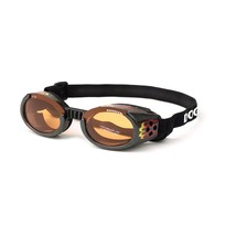 DOGGLES SUNGLASSES EYE SUN UV PROTECTION SHATTERPROOF RACING FLAMES LARGE - $550.48 MXN