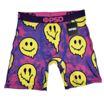PSD Smiley Dripped Purple Tie-Dyed Boxer Brief Underwear Men&#39;s Size Medium - £17.96 GBP