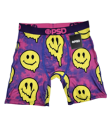 PSD Smiley Dripped Purple Tie-Dyed Boxer Brief Underwear Men's Size Medium - $22.48
