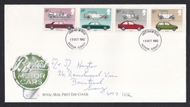 Great Britain: 1982 British Motor Cars. FDC. Ref: P0080 - £0.97 GBP