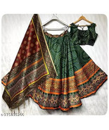 Kids Girls Lehanga Choli Dresses Free Shipping Xmas Gift Top Long Skirt ... - $481.84 MXN