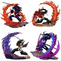 23cm Demon Slayer Anime Figures Tsugikuni Yoriichi Kokushibo Statue Figu... - £34.28 GBP