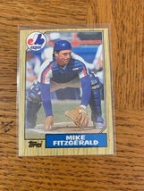 Topps 212 Mike Fitzgerald Scheda - £8.47 GBP