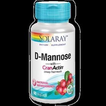 Solaray D-Mannose CranActin 60 vegcaps - £22.15 GBP