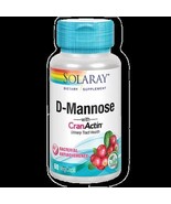 Solaray D-Mannose CranActin 60 vegcaps - $28.17