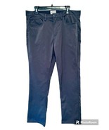 Weatherproof Vintage Mens 34x30 Gray Straight Fit Flat Front 5 Pocket Te... - €15,46 EUR