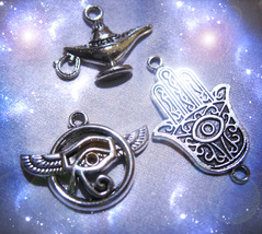 Free W $65 Or More Order 3 Charms Truth, Love &amp; Beauty &amp; Transitions Magick - £0.00 GBP