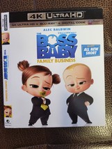 4K HD SLIPCOVER ONLY/BOSS BABY FAMILY BUSINESS/NO MOVIE /NOTHING ELSE IN... - £1.56 GBP