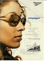 1996 Reebok Magazine Print Ad Voyager Shoes Eliza Costa This Is My Planet - $12.55