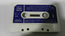 Johann Sebastian Bach Brandeburgo Cassette Tape Cinta K7 Sin Caja - $227.29 MXN