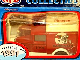 Vintage 1991 Phoenix Arizona Cardinals NFL Team Collectible Matchbox Diecast NIB - $7.91