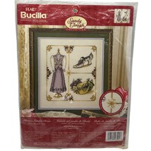 Bucilla Sandy Clough Counted Cross Stitch Kit With &quot;Glorias Garden Dress... - $19.20