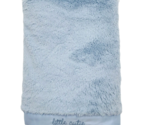Carters Baby Blanket Little Cutie Embroidered Satin Trim Blue Plush - £19.74 GBP