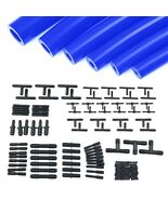 Vacuum Hose Kit Silicone 5FT 6PCS 113 Connectors High Performance Automo... - $34.53